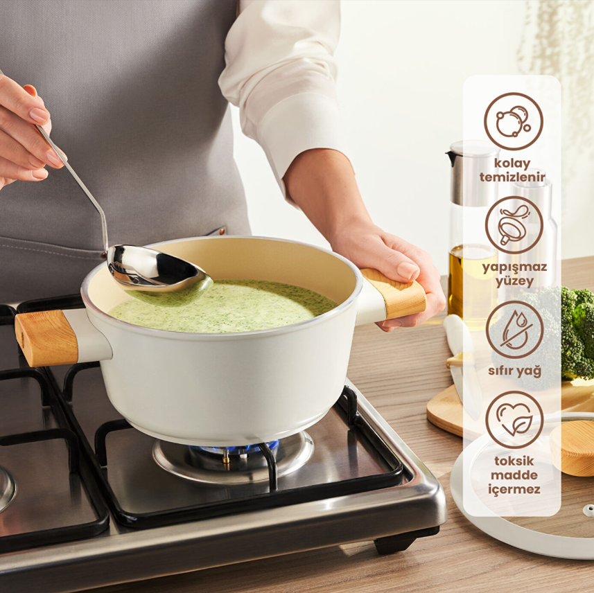 Emsan Swiss Crystal 20 cm Derin Tencere