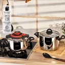 Emsan Vera Düdüdklü Tencere Seti 4+6 Lt Kırmızı