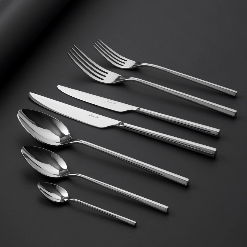 Jumbo 1001 84 Parça 12 Kişilik Çatal Kaşık Bıçak Seti