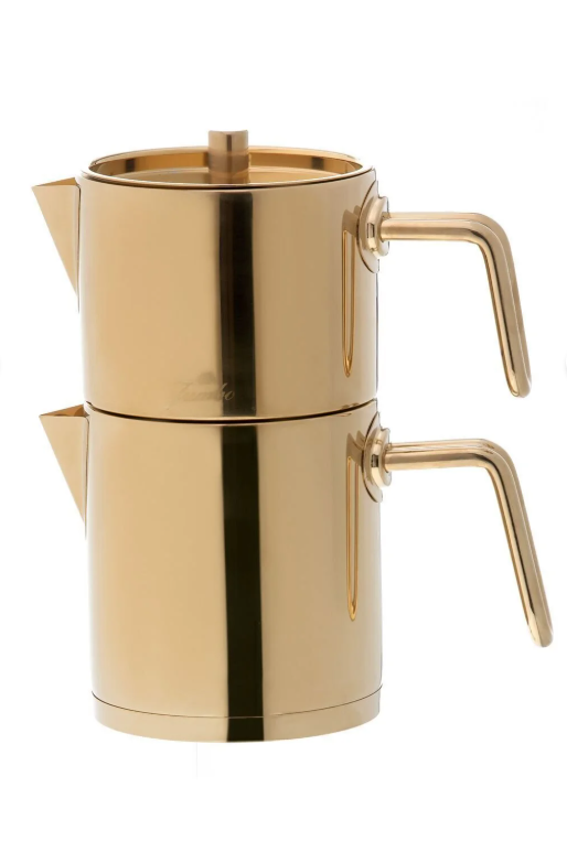 Jumbo Paslanmaz Çelik Titanyum Gold 2 Parça Çaydanlık Seti – Isıya Dayanıklı