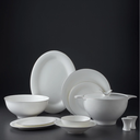 Jumbo Silva 61 Parça 12 Kişilik Beyaz Porselen Yemek Takımı Modern Tasarım