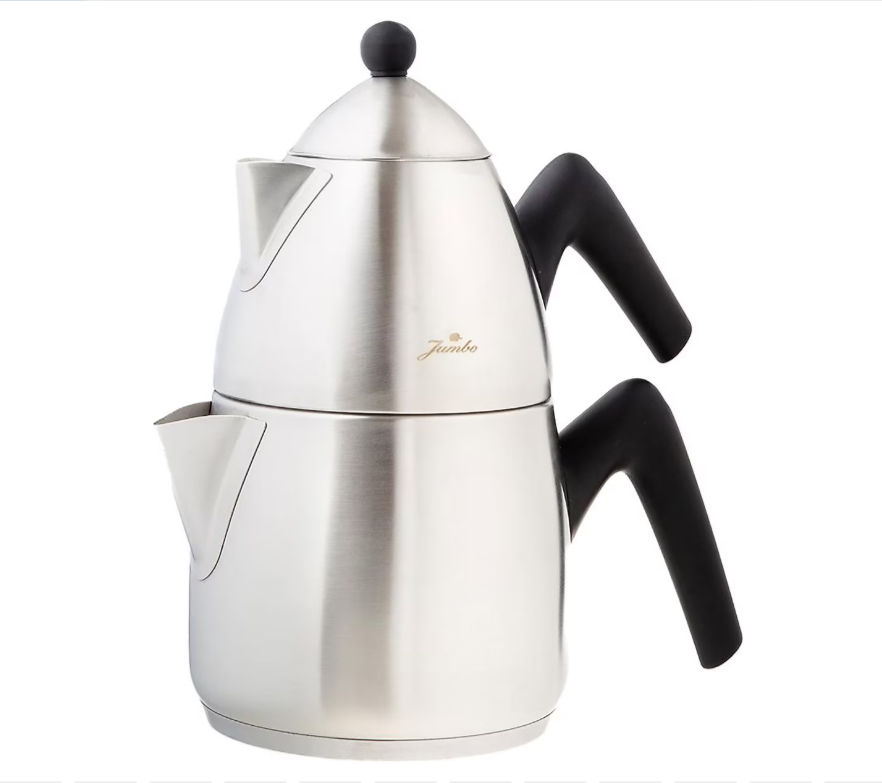 Jumbo Steel Mat Çaydanlık