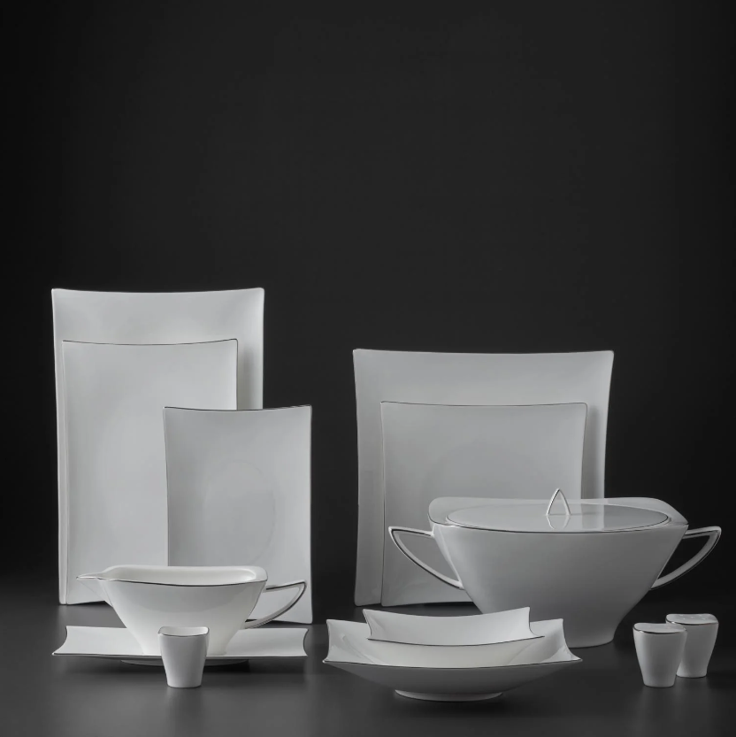 Jumbo Wind Platin 12 Kişilik 64 Parça Yemek Takımı