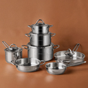 Karaca Ada 12 Parça Indüksiyon Tabanlı Çelik Tencere Seti V2