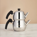 Karaca Adelya Mini Boy Siyah Çaydanlık Takımı 2 Kişilik