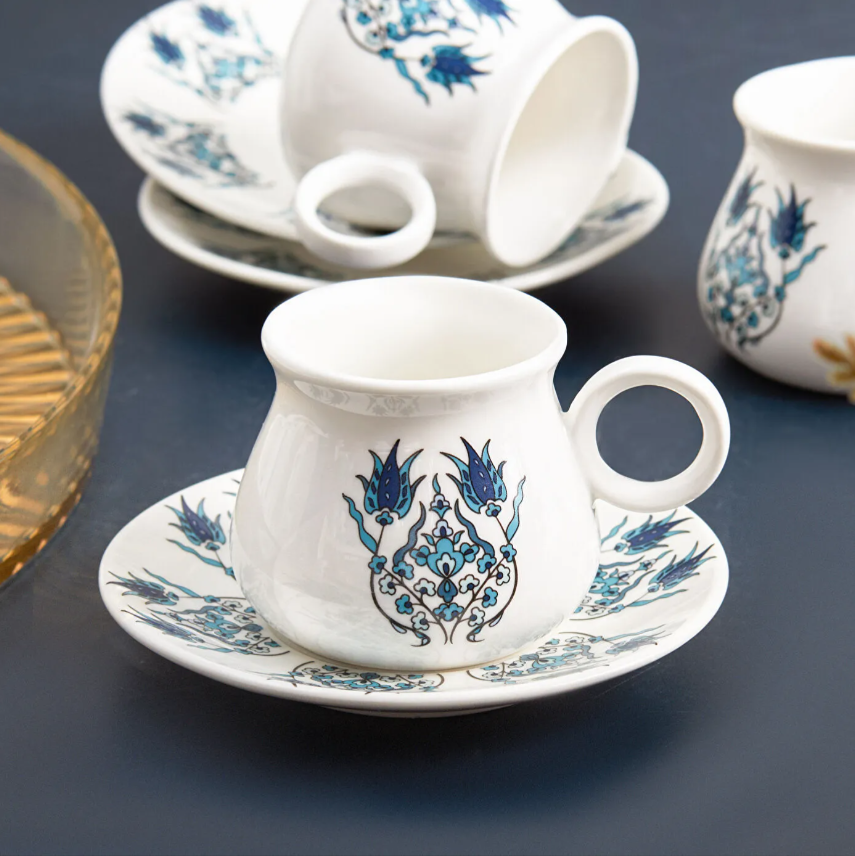 Karaca Bursa 6 Kişilik Kahve Fincanı Takımı 90 ml