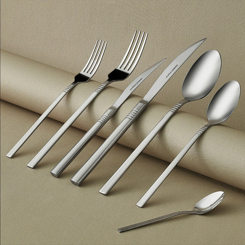 Karaca Nil 84 Parça 12 Kişilik 316+ Çelik Elegance Çatal Kaşık Bıçak Takımı Kutulu