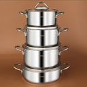 Karaca Sakura Powersteel 316+ Çelik 8 Parça Tencere Seti