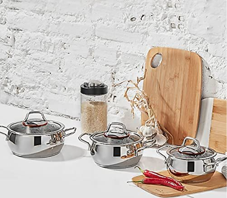 Karaca Sarıyer 6 Parça Çelik Midi Set