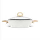 Karaca x Refika Birgül Swiss Crystal Karnıyarık Tencere 26 cm Creamy