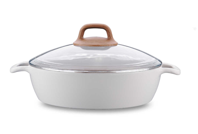 Korkmaz A2982 Gusto Seramik Kısa Tencere 26X7 cm