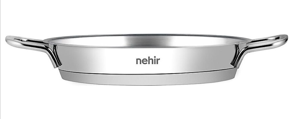 Nehir Silver Çelik Italyan Omlet Sahan 20 cm Kapaksız
