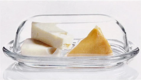 Paşabahçe 460 cc Şeffaf Cam Tereyağlık Kabı - Dayanıklı Yerli Üretim