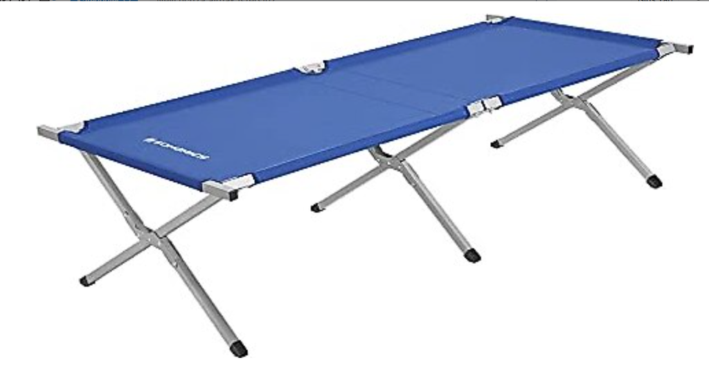 SONGMICS TÜV Rheinland Lisanslı 240 kg Taşıma Kapasiteli Portatif Kamp Yatağı, 210x72x45 CM