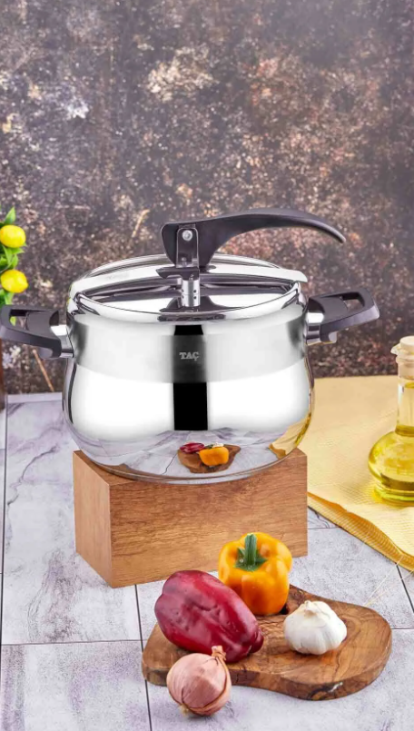 Taç Bengü Pro Düdüklü Tencere Siyah 4 Lt