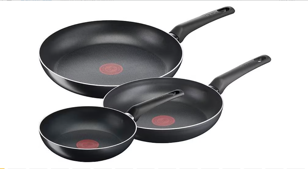 Tefal Titanyum 1X SimpleCook 20/24/28 Cm Difüzyon Tabanlı 3'lü Tava Seti - 2100119732