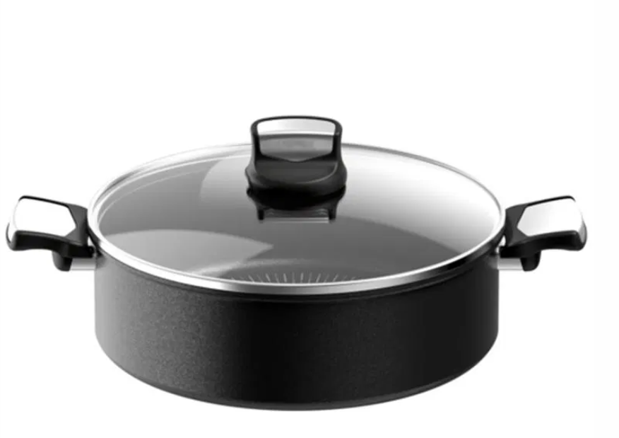 Tefal Titanyum 6X UnlimitedOne 28 Cm İndüksiyon Tabanlı Kısa Tencere - 2100119618