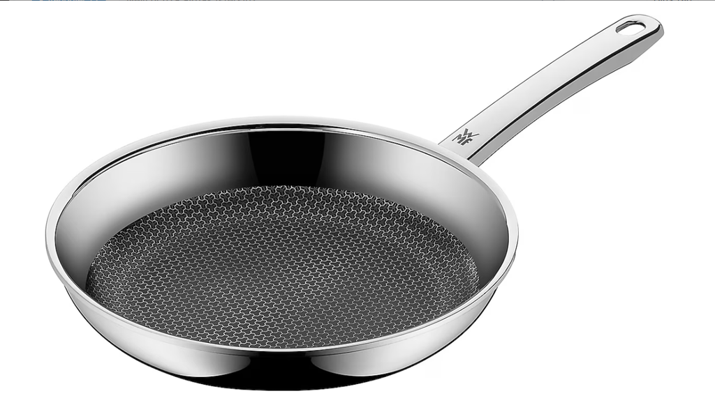 WMF Profi Resist Çelik Düz Tava 24 cm Gümüş Renk PFOA İçermeyen Uzun Ömürlü Kaplama