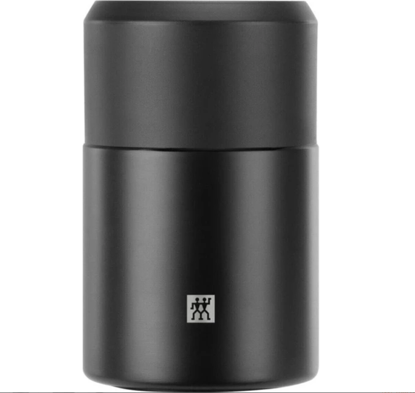 Zwilling Cam Yiyecek Termosu 700 ml Siyah Renk Kamp ve Outdoor Taşınabilir Kullanım İçin