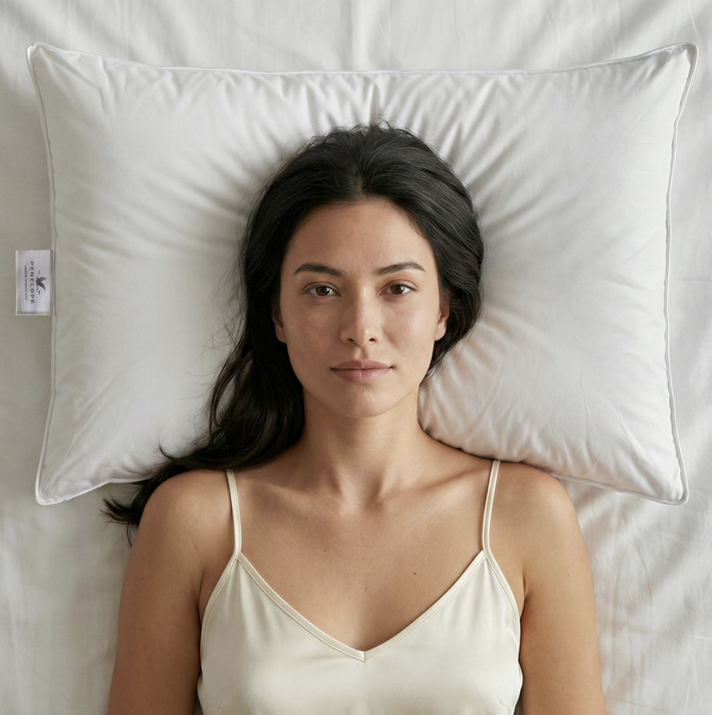 Penelope Gold Firm Kaz Tüyü Yastık