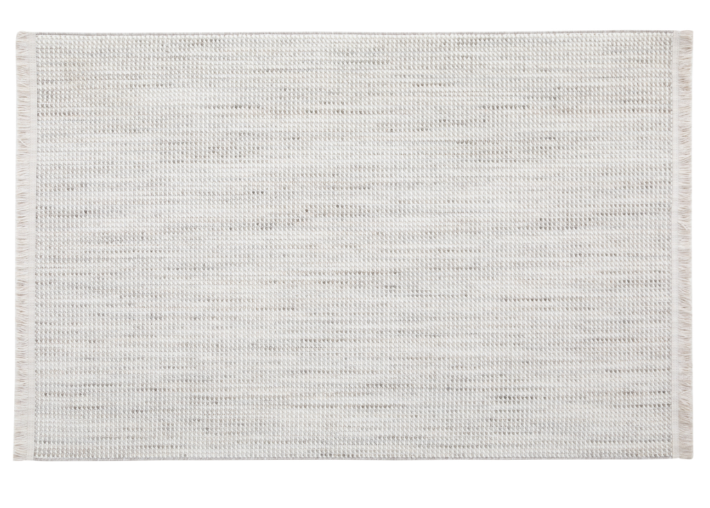 Terri halı gri beyaz 120x180 cm