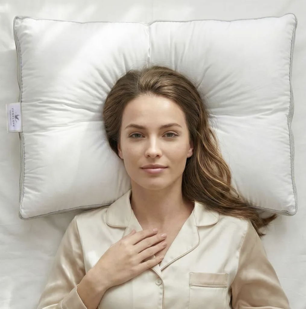 Penelope Horlama Önleyici %100 Pamuk Kumaş Yastık - Silent Sleep Plus