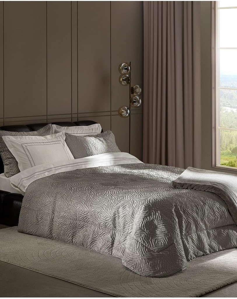 Madame Coco Vence Çift Kişilik 8 Parça Çeyiz Seti Gri