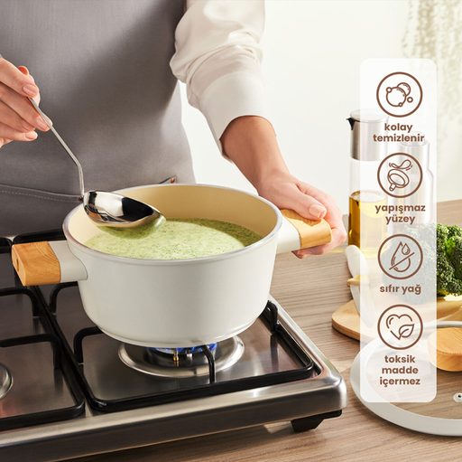 [AZN] Emsan Swiss Crystal 20 cm Derin Tencere