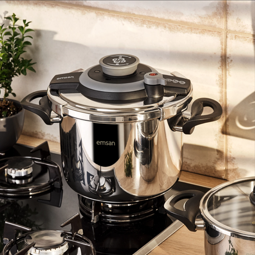 [AZN] Emsan Vera Düdüklü Tencere 4 Litre Siyah