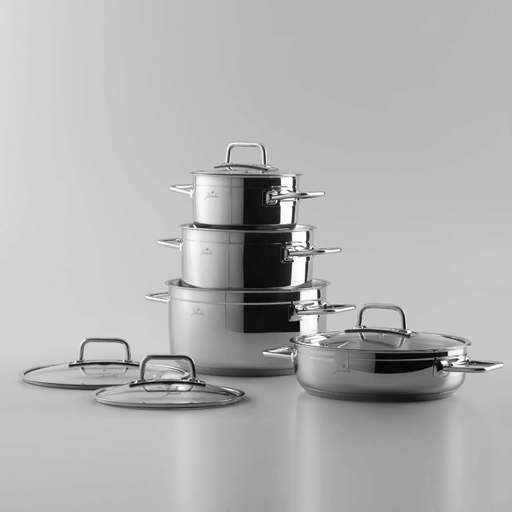 [AZN] Jumbo Modena 18/10 CrNi Paslanmaz Çelik Tencere Seti