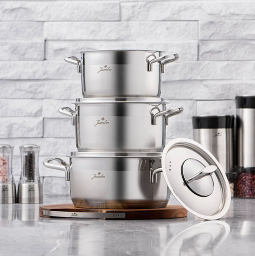 [AZN] Jumbo Myra 6 Parça Midi Tencere Seti