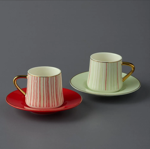 [AZN] Jumbo Ruben 2 Kişilik Kahve Fincan Takımı