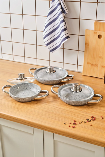 [AZN] Karaca Biogranit Nare 6 Parça Sahan Seti Blue