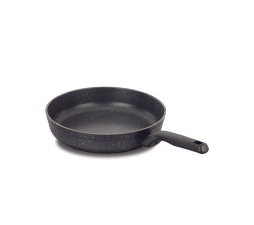 [AZN] Korkmaz Ornella Granit Düz Tava 26 cm Siyah PTFE Kaplama Volkanit Tasarım