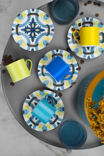 [AZN] Kütahya Porselen Rüya 8 Parça 4 Kişilik Kahve Fincan Takımı 98302