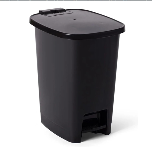 [AZN] Miss Collection Lüx Serisi Pedallı 25 Litre Çöp Kovası Siyah
