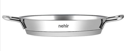 [AZN] Nehir Silver Çelik Italyan Omlet Sahan 20 cm Kapaksız