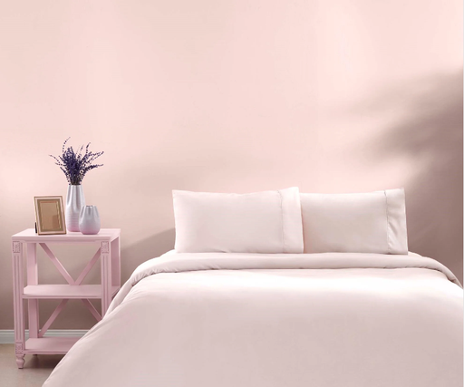 [AZN] Taç Basic Ranforce Çift Kişilik Nevresim Takımı Pudra