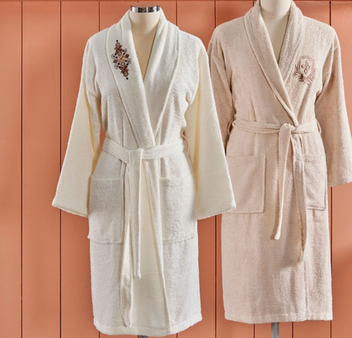 [AZN] Taç Soft Bamboo Palace Bambu Aile Bornoz Takımı